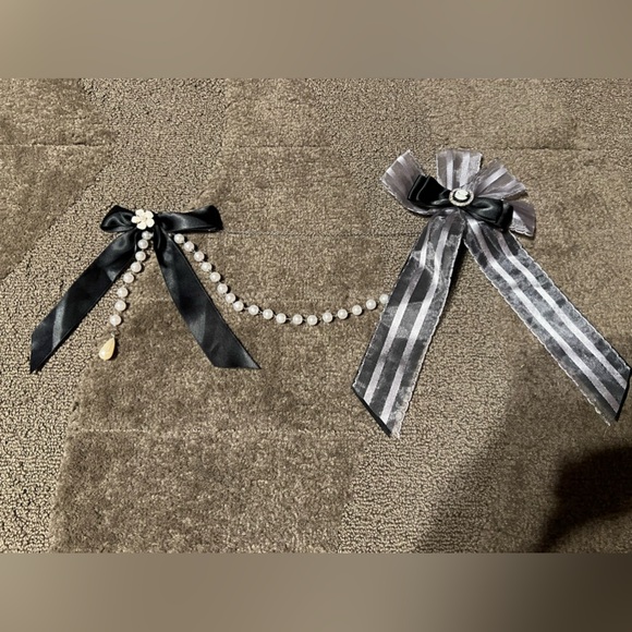 Solid Black Lace Lolita Dress JSK w/ Belt & Brooch Gothic EGL Floral Ruffle TaoB - Picture 15 of 16